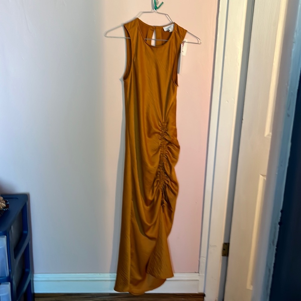 Beautiful gold maxi dress. Perfect for weddings or festivals.